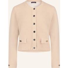 Fabric - Woman Cardigans Betty Barclay Fluffy Cardigan With Button - Beige