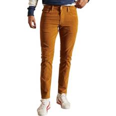 Superdry Hombre Pantalones vaqueros Superdry Herren Cordhose mit Fünf Taschen - Gelb