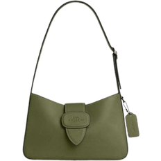 Coach green Coach Eliza Shoulder Bag With Leather Covered Closure - Smooth Leather/Gunmetal/Military Green