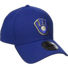 New Era MLB Milwaukee Brewers Team Classic Alternative 39Thirty Stretch Fit Cap, Blue