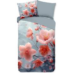 Muller Good Morning Roze Bloemen Dekbedovertrek 240 x 200/220 cm