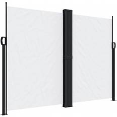 Sidomarkiser vidaXL Infällbar Sidomarkis Vit 180 x 600 cm