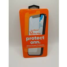 Onn Clear Glass Screen Protector for iPhone 12 Pro Max