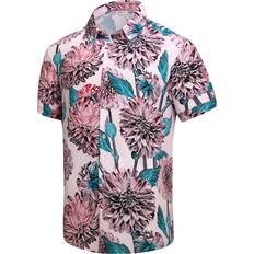 Pink - Unisex Shirts SheLucki Hawaiian Unisex Summer Beach Shirt - Summer Beach