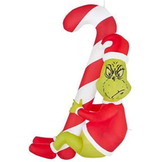 Party Decorations Gemmy 4.5 ft LED Grinch with Candy Cane