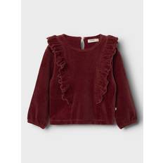 Red Blouses & Tunics Organic Cotton Long Sleeved Top