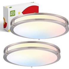 Lighting ASD Led 18 Inch Round Mount 28W 2750lm Ceiling Flush Light