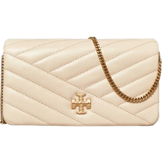 Tory burch kira chevron Tory Burch Kira Chevron Chain Wallet - New Cream