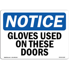 White Workplace Signs SignMission OSHA Notice Sign 12 x 18 in