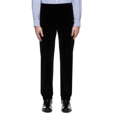 Valentino Kläder Valentino Bomull Casual Slim Fit Byxor - Black