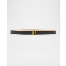 Balmain Women Accessories Balmain Calfskin B-Belt - Black