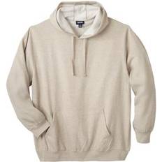 6XL - Women Sweaters KingSize Tall Fleece Pullover Hoodie - Heather Bone