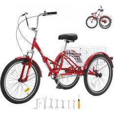 VEVOR VEVOR Folding Adult Tricycle 24-Inch