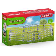 Vie à la Ferme Accessoires pour Ensembles de Jeu Schleich Farm World 42487 Figurine Cloture Corral