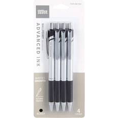 Office Depot Desktop Stationery Office Depot Advanced Ink Retractable Ballpoint Pens Pack of 4