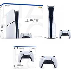 Ps5 slim Sony PlayStation 5 Slim Console Bundle with Two Dual Sense Wireless Controllers