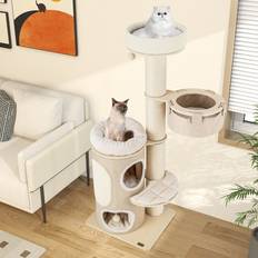 Pets Ebern Designs Indoor Cat Tree Tall Cat Tower 154 cm