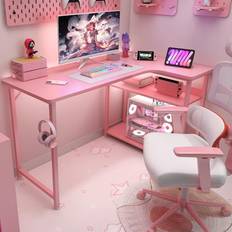 Pink Writing Desks Inbox Zero Hofstra Pink 74cm H x 110cm W x 80cm D Writing Desk