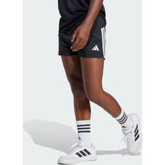 Train Essentials 3-Stripes Shorts - Black/White