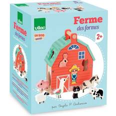 Lapin Jouets pour bébés Vilac Ferme à formes Rouge/Vert L 19 x l 10,5 x H 22,5 cm