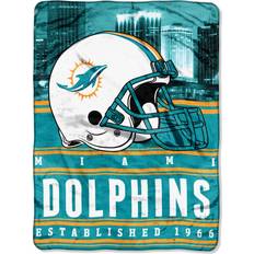 Textiles Northwest Miami Dolphins Silk Touch Throw Blanket 60" x 80" Blankets