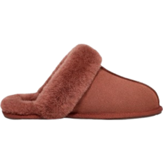 Leather - Women Slippers UGG Scuffette II - Red Jasper