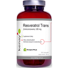Kenay Kosttilskud Kenay Resveratrol Trans Micronized 100 mg 300 Capsules