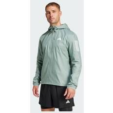 Argent Vestes adidas Own The Run Jacket - Silver/Green