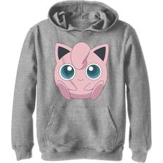 Pokémon Children's Clothing Pokémon Jigglypuff Filled Face Youth Pullover Hoodie - Athletic Heather