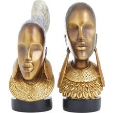 Deco 79 Polystone Woman Decorative Sculpture Set of 2 Figurine 2pcs