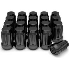 White Knight 3806BK-20AM Spline Lug Nut 20 Pack