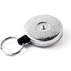Key-Bak Original SD Retractable Keychain - Chrome Front