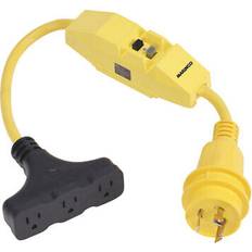 Dockside 30A to 15A Adapter with GFCI 30A Connector