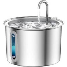 Oneisall Stainless Steel Fountain Drinker for Dogs