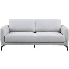 Metal Sofas More4Homes Oslo Light Grey Sofa 191cm 3 Seater