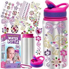 Purple DIY Gemstone Decorate Your Own Water Bottle Craft Kit