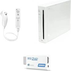 Nintendo Wii Console White HDMI Bundle