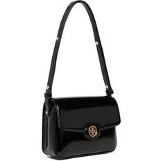 Latón Bolsos bandolera Tory Burch Convertible Leather Shoulder Bag - Black