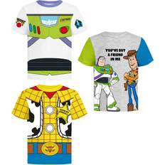 Tops Toy Story Pixar T-Shirts - Woody Buzz Lightyear Rex