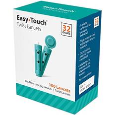 Best Lancets Easy Touch Twist Lancets 32 G, (100 per Box)