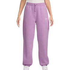 Purple Pants Sportswear Phoenix Fleece Women's High-Waisted Oversized Sweatpants - Beyond Pink/Sail