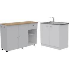 Trolley Tables Home Square 2-Piece Set Trolley Table