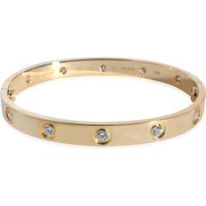 Cartier Bracelets Cartier Pre-Loved, Love Bracelet, Diamonds, Yellow Gold