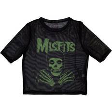 Gröna - Mesh Blusar Misfits Green Hands Mesh Long Sleeved Crop Top L