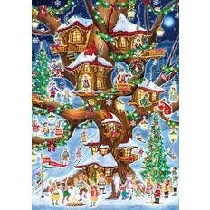 Vermont christmas Company Elves' treehouse advent calendar countdown to with holiday pictures. 0.35 Pounds