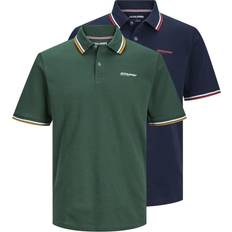 Orange Polotrøjer Jack & Jones Printet Polo 2-Pak