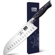 SHAN ZU Kitchen Knives SHAN ZU 7 Inch Japanese Chef Santoku Knife