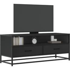 Svarta TV-bänkar vidaXL Svart 100 x 34,5 x 40 cm TV-bänk