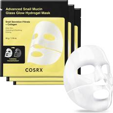 Kangasnaamio Kasvonaamiot Cosrx Advanced Snail Mucin Glass Glow Hydrogel Mask 34g 3-pack