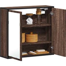 Badeværelsesmøbler vidaXL Badeværelsesskab 65 x 20 x 60 cm Brunt Eg
